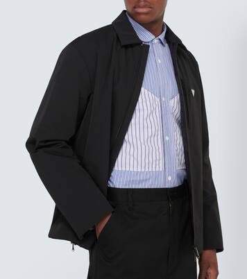 x Roy Lichtenstein patchwork cotton shirt | Junya Watanabe