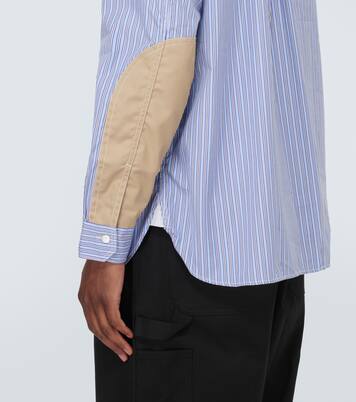 x Roy Lichtenstein patchwork cotton shirt | Junya Watanabe