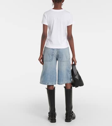 Baby Tee cotton jersey T-shirt | Frame