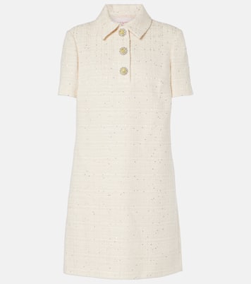 Cotton-blend tweed minidress | Valentino