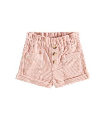 Baby cotton velvet shorts | Chloé Kids