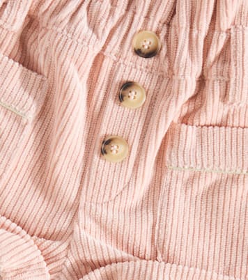 Baby cotton velvet shorts | Chloé Kids