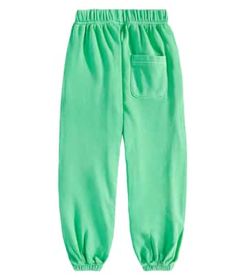 Printed cotton jersey sweatpants | Jellymallow