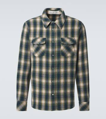 Tartan cashmere shirt | God's True Cashmere
