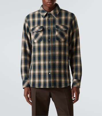 Tartan cashmere shirt | God's True Cashmere