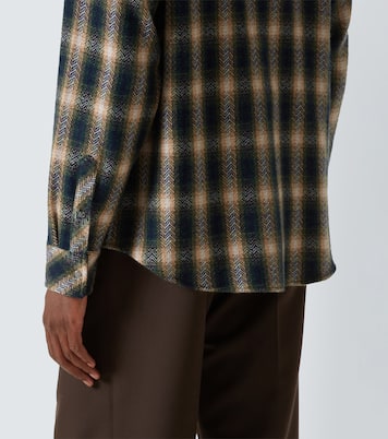 Tartan cashmere shirt | God's True Cashmere