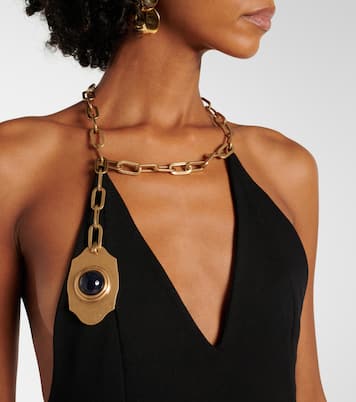 Vestido corto con cadena | Area