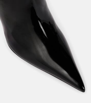 Barbara 90 patent leather knee-high boots | Amina Muaddi