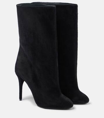 Stiefel aus Veloursleder | Alaïa