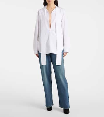 Stiefel aus Veloursleder | Alaïa