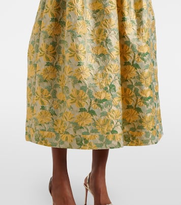 Bedruckte Robe aus Lamé | Markarian