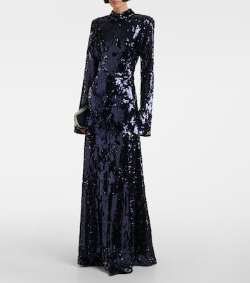 Robe mit Pailletten | Rotate