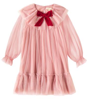 Bow-detail tulle dress | Konges Sløjd
