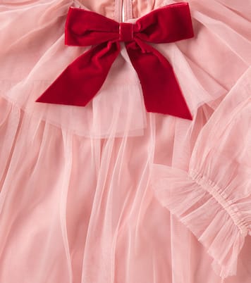 Bow-detail tulle dress | Konges Sløjd