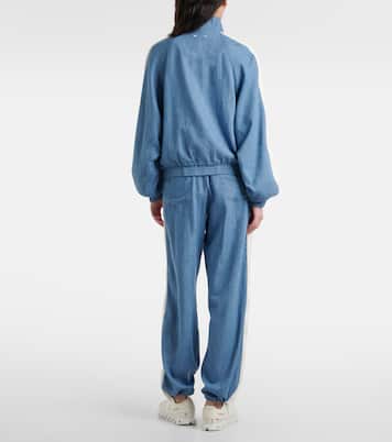 Oracle Elias hemp and cotton chambray track jacket | The Upside