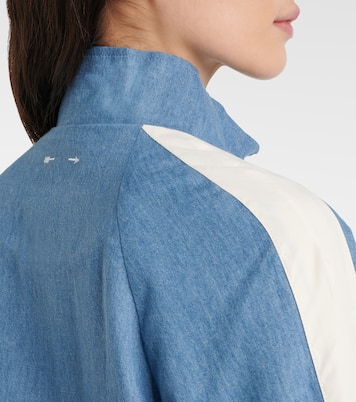 Oracle Elias hemp and cotton chambray track jacket | The Upside
