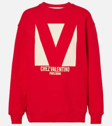 Sweatshirt Chez Valentino aus Baumwoll-Jersey | Valentino