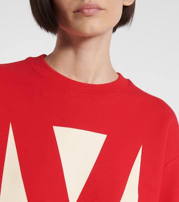 Sweatshirt Chez Valentino aus Baumwoll-Jersey | Valentino