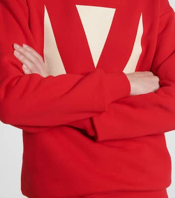 Sweatshirt Chez Valentino aus Baumwoll-Jersey | Valentino