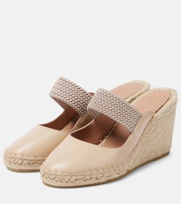 Espadrille-Wedges Siena 70 aus Leder | Malone Souliers