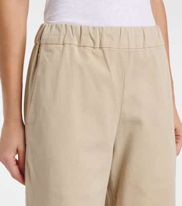 Pantalon droit Naya en coton mélangé | Velvet