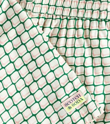 Printed cotton-blend shorts | Scotch & Soda Kids