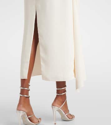 Robe de cocktail en crêpe de soie | Marmar Halim