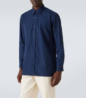 Cotton poplin shirt | Charvet