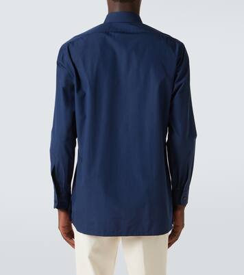 Cotton poplin shirt | Charvet