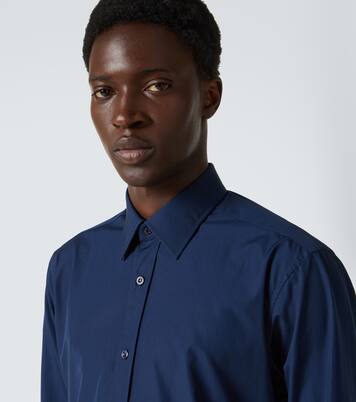 Cotton poplin shirt | Charvet