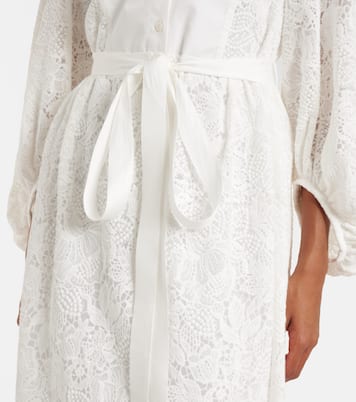 Midikleid aus Baumwollspitze | Erdem