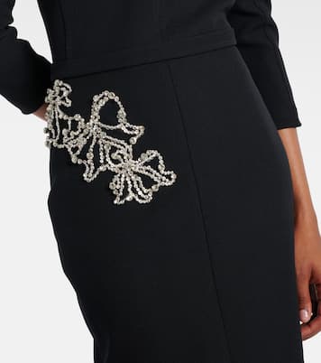 Linda crystal-embellished midi dress | Safiyaa
