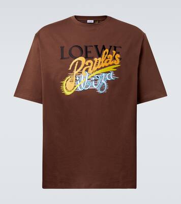 Paula's Ibiza printed cotton jersey T-shirt | Loewe