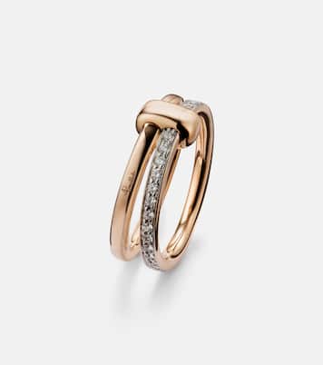 Bague Pomellato Together en or rose 18 ct et diamants | Pomellato