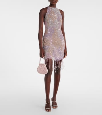 Minikleid mit Pailletten | Clio Peppiatt