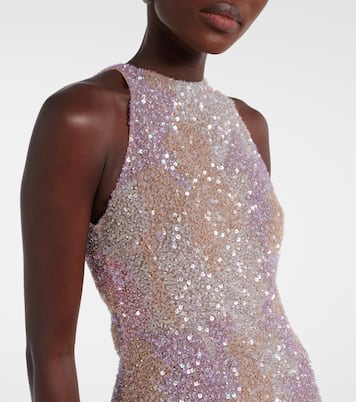 Minikleid mit Pailletten | Clio Peppiatt