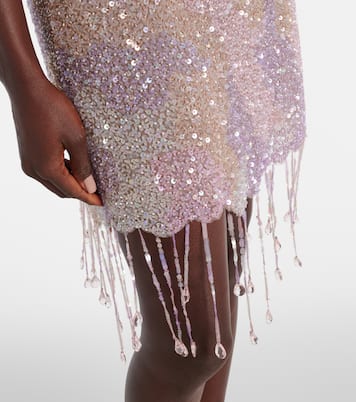 Minikleid mit Pailletten | Clio Peppiatt