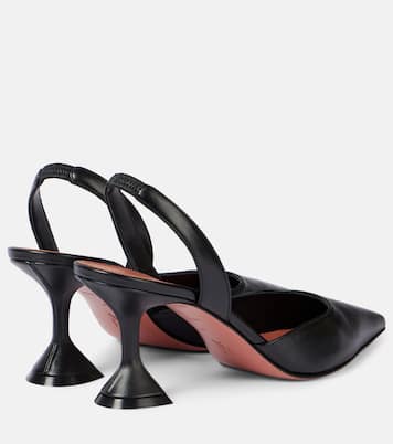 Holli 70 leather slingback pumps | Amina Muaddi