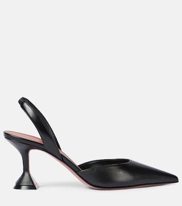 Holli 70 leather slingback pumps | Amina Muaddi
