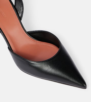 Holli 70 leather slingback pumps | Amina Muaddi