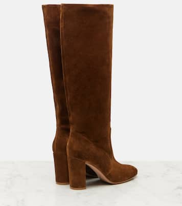 Glen 85 suede knee-high boots | Gianvito Rossi