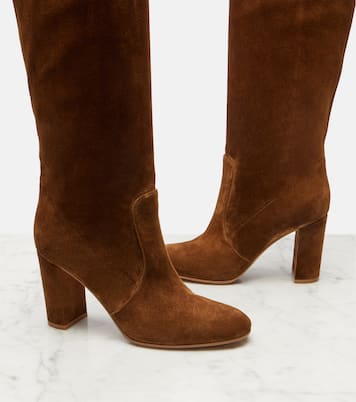Glen 85 suede knee-high boots | Gianvito Rossi