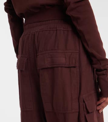 DRKSHDW Cargohose Jumbo Bela aus Baumwollflanell | Rick Owens