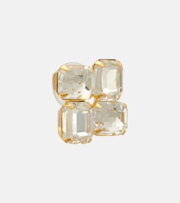 Piccolo embellished gold-plated earrings | Jennifer Behr