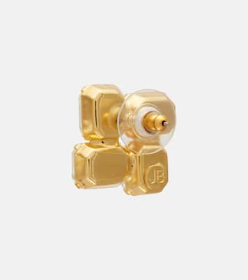 Piccolo embellished gold-plated earrings | Jennifer Behr