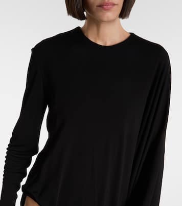 Asymmetric crêpe jersey maxi dress | Tom Ford