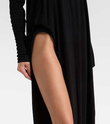 Asymmetric crêpe jersey maxi dress | Tom Ford