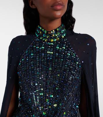 Robe longue Thea à sequins | Jenny Packham