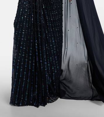 Robe longue Thea à sequins | Jenny Packham