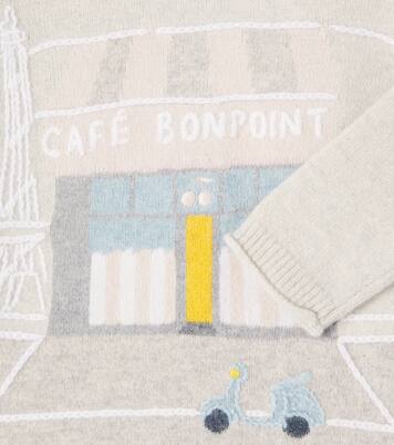 Jodora embroidered wool sweater | Bonpoint